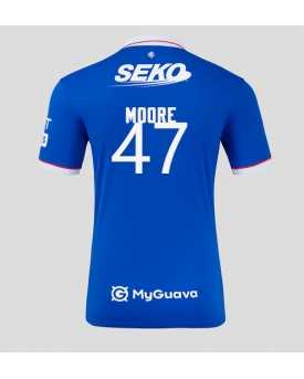 Billige Fotballdrakt Rangers Mikey Moore #47 Replika Hjemmedrakt 2025-26 Kortermet Billige Fotballdrakt Rangers Mikey Moore #47 Replika Hjemmedrakt 2025-26 Kortermet